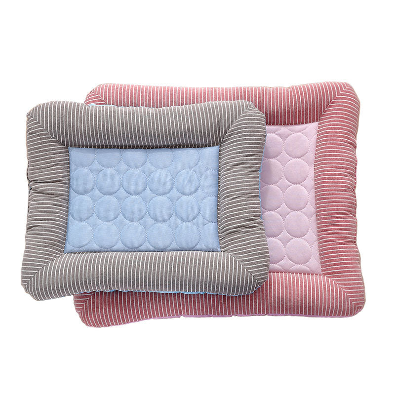 Ice silk cooling pet pad soft and breathable for warm weather
