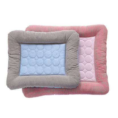 Ice silk cooling pet pad soft and breathable for warm weather