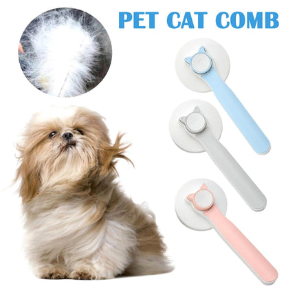 Petnki Self-Cleaning Slicker Brush for dogs and cats in blue