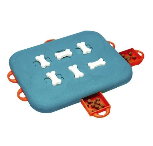 Interactive treat puzzle enrichment toy for pets