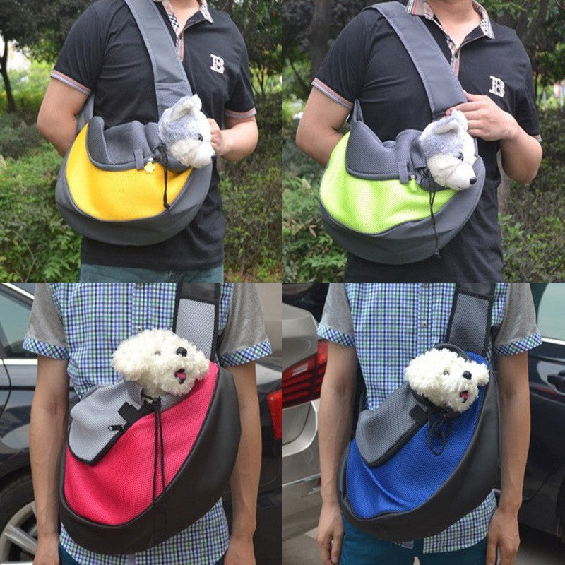Cat riding in a breathable mesh pet carrier backpack