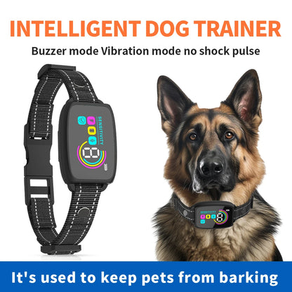 Petnki Smart Rechargeable Anti-Barking Dog Collar with HD display