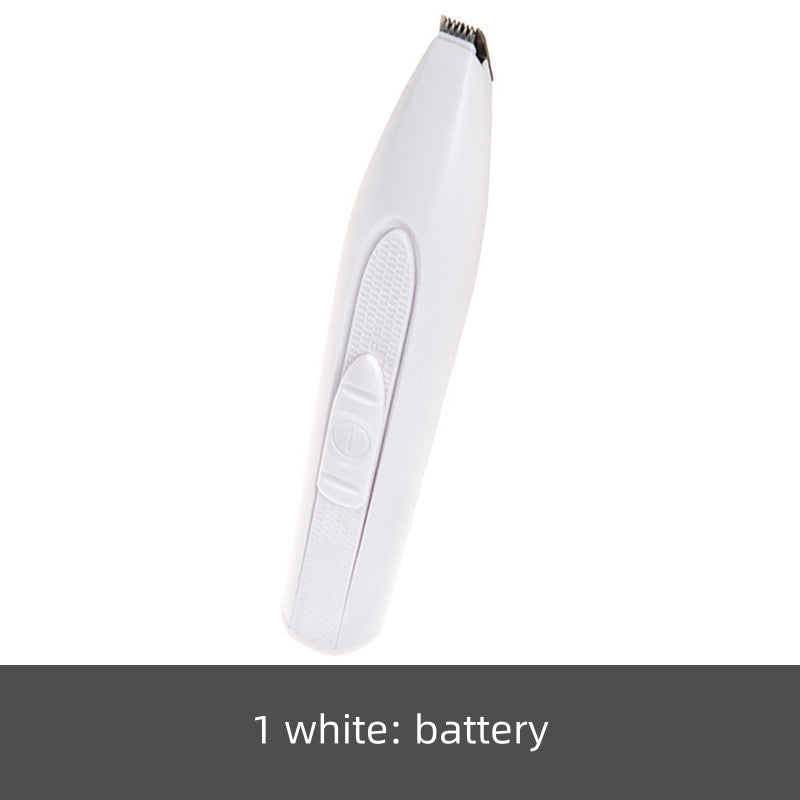 Ceramic-blade pet hair clipper close-up for smooth grooming