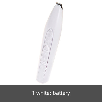 Ceramic-blade pet hair clipper close-up for smooth grooming