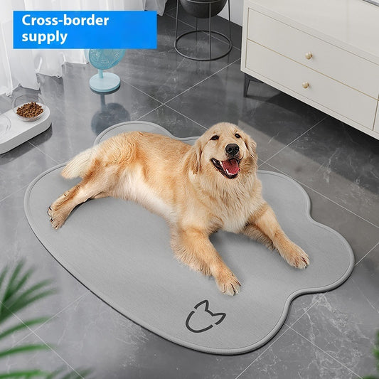 Petnki Non-Slip Pet Cooling Mat for summer in dark gray