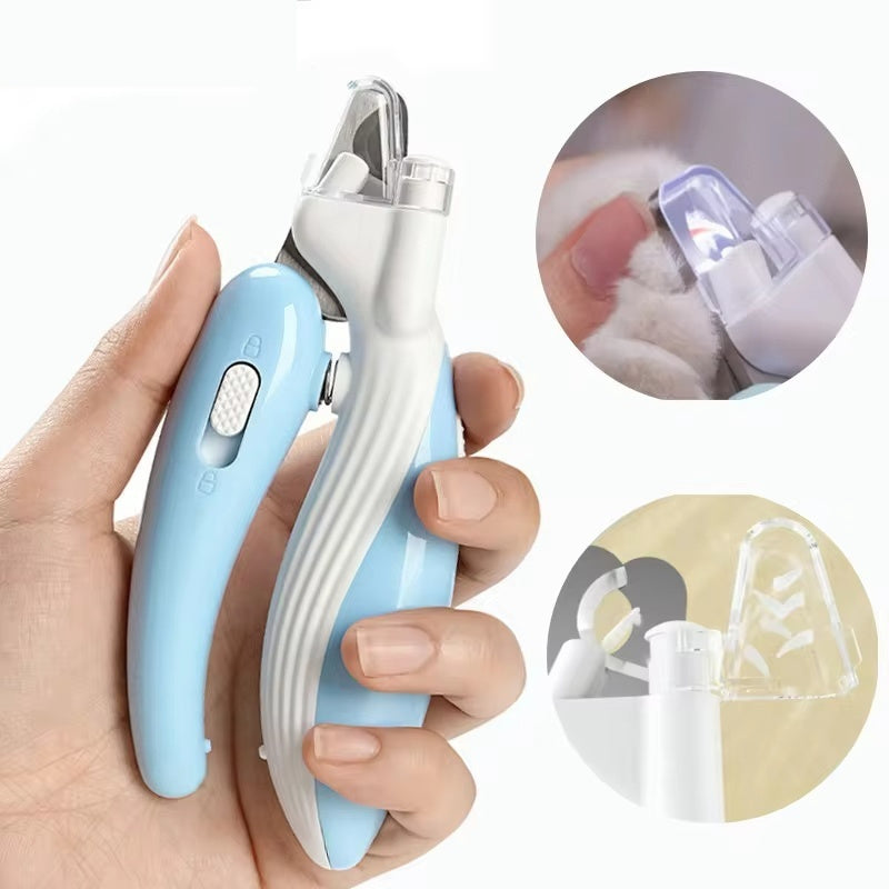 Petnki LED Pet Nail Clippers with built-in light for dogs and cats
