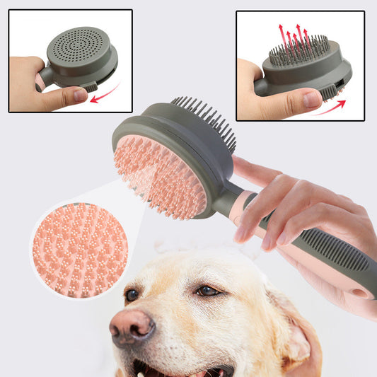 Petnki Dual-Sided Pet Bath and Massage Brush