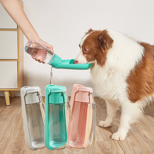 Petnki Folding 550ml Dog Water Bottle for large dogs